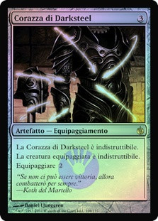 MIDGARD ブラックメタル　BLACKL Darksteel Plate | Mirrodin Besieged - Italian | Star City Games