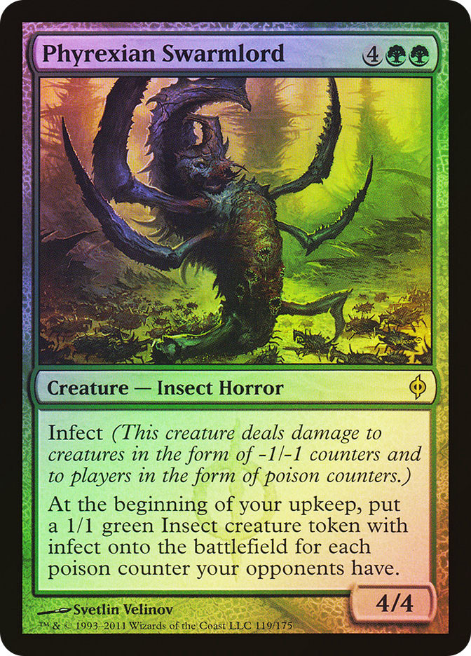 MTG FOIL Phyrexian Swarmlord - New Phyrexia #119 | eBay