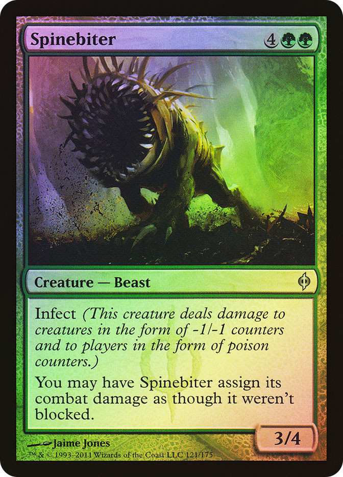 MTG FOIL Spinebiter - New Phyrexia #121 | eBay