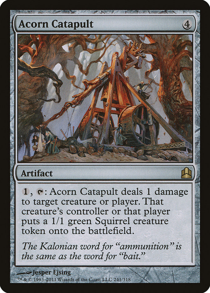 acorn cards mtg Acornelia, Fashionable Filcher draw a card. An acorn dimir legend to