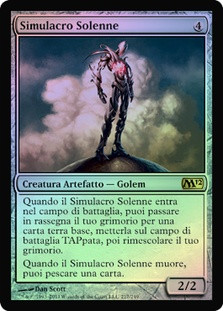 Magic: The Gathering - Solemn Simulacrum - Simulacro Solenne - Mirrodin