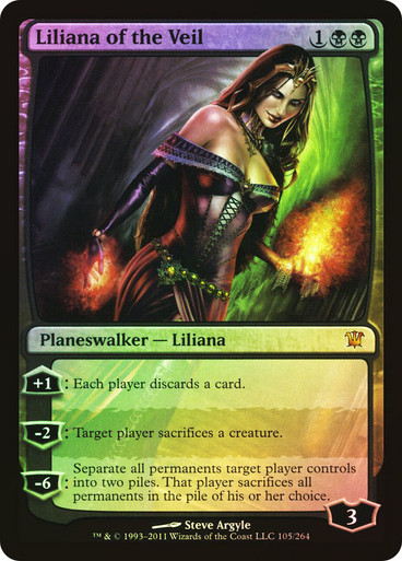 マジック：ザ・ギャザリング - MTG ヴェールのリリアナ Liliana of the Veil 英)ヴェールのリリアナ / Liliana of the Veil【ISD】 No.105