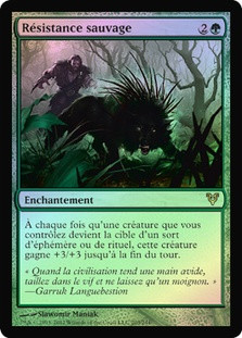 Wild Defiance Avacyn Restored Foil French Star City Games