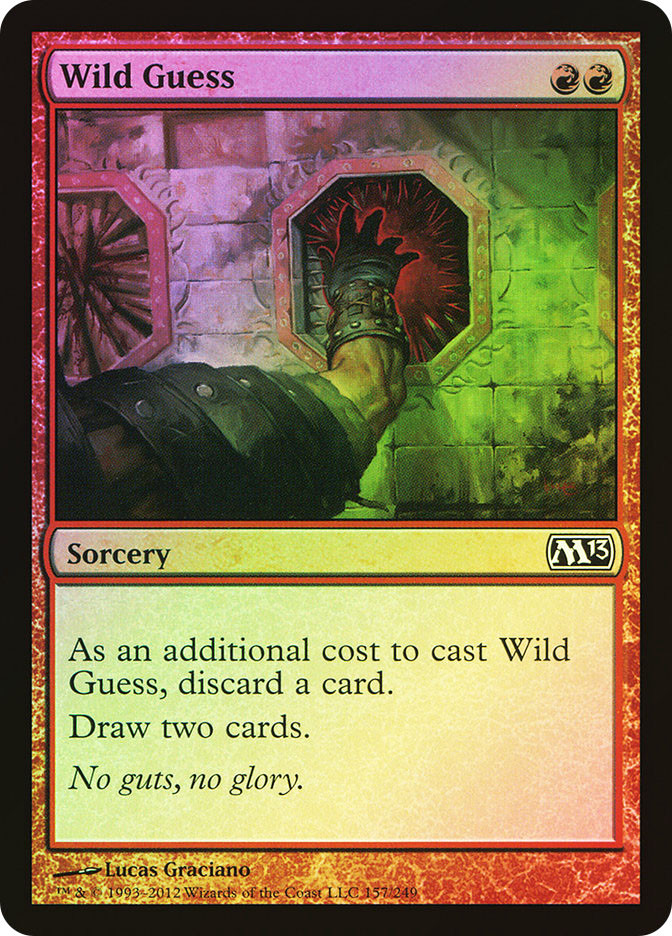 MTG FOIL Wild Guess - Magic 2013 #157 MTG FOIL Wild Guess - Magic 2013 #157