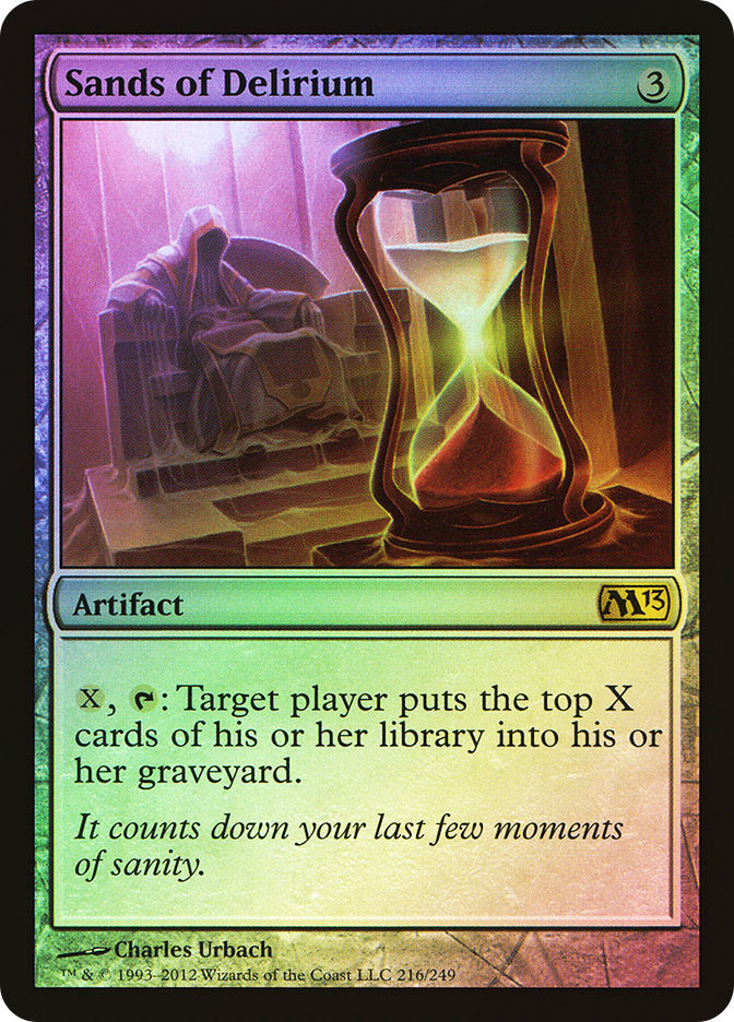 delirium mtg card [Mirage]  Galaxy Games LLC untap target creature Sands of Delirium (foil)