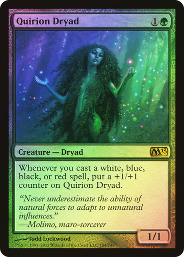 クウィリーオンのドライアド/Quirion Dryad　PLS日日英foil ミントモール / MINT GAMES MTG(東日本橋) / 【M21】【ENG】《ク
