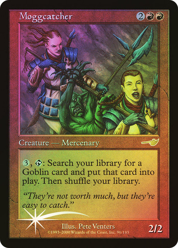 MTG モグ捕り人　Moggcatcher 英語foil Moggcatcher · Nemesis (NEM) #96 · Scryfall Magic The