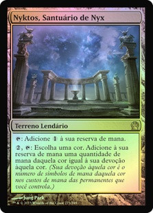 Nykthos, Shrine to Nyx Foil サインド Sign Nykthos, Shrine to Nyx Theros Foil TL54 – Tolarian Library