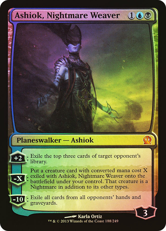 MTG FOIL Ashiok, Nightmare Weaver - Theros #188 | eBay