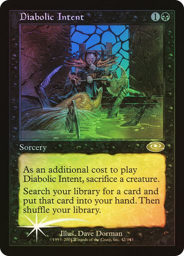MTG 悪魔の意図/Diabolic Intent Foil FOIL)悪魔の意図/Diabolic Intent《英語》【BRO】