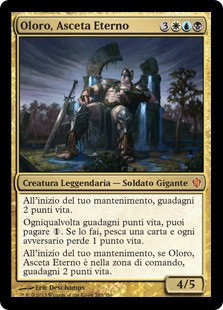mtg oloro ageless ascetic commander deck Oloro, Lifegain EDH Ready-to-Play Magic Alt draw a card and each opponent loses 1 life Oloro, Ageless Ascetic (foil) (oversized)