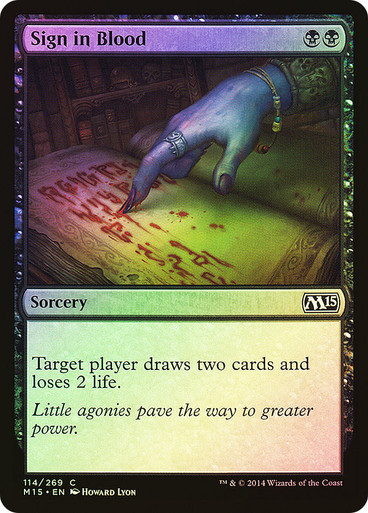 Sign in Blood | Magic 2015 | Star City Games Sign in Blood | Magic 2015 | Star City Games