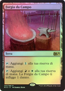 Magic: The Gathering - Battlefield Forge (Forgia Da Campo) - Rara Dal Set Magic 2015 (M15) - Carta Singola
