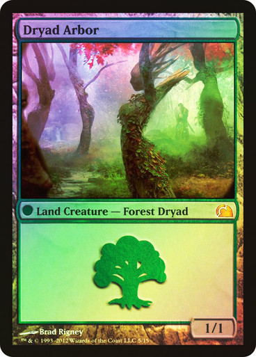 【Foil】ドライアドの東屋/Dryad Arbor[FtV:Realms] Foil】《ドライアドの東屋/Dryad Arbor》[FtV:Realms] 土地R