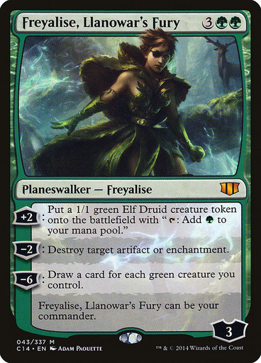 フェイタリズム（mtg）ノンフォイル FreyaliseLlanowarsFury__72445.