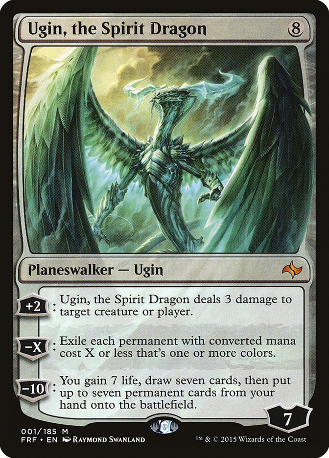 MTG Ugin, the Spirit Dragon - Fate Reforged #001 | eBay