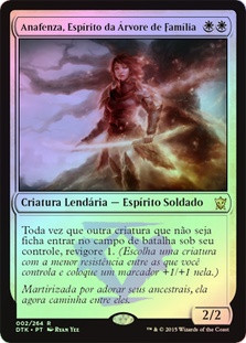 Anafenza, Espíritu Del árbol Familiar (Anafenza, Kin-Tree Spirit) · Dragons Of Tarkir (DTK) #2 · Magic: The Gathering Search