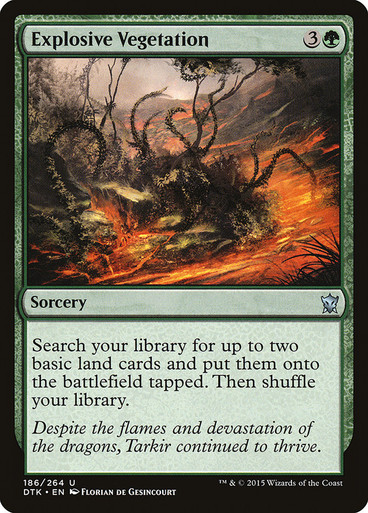 Explosive Vegetation | Dragons of Tarkir | Star City Games