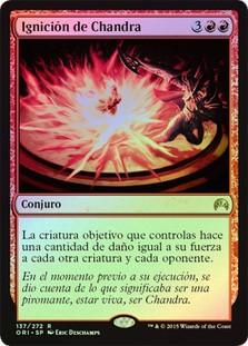 mtg cards like chandra's ignition Chandra Burn Deck - Kaladesh - Phoenix - 60 Magic Gathering not actual card. Chandra's Ignition (Borderless) Special