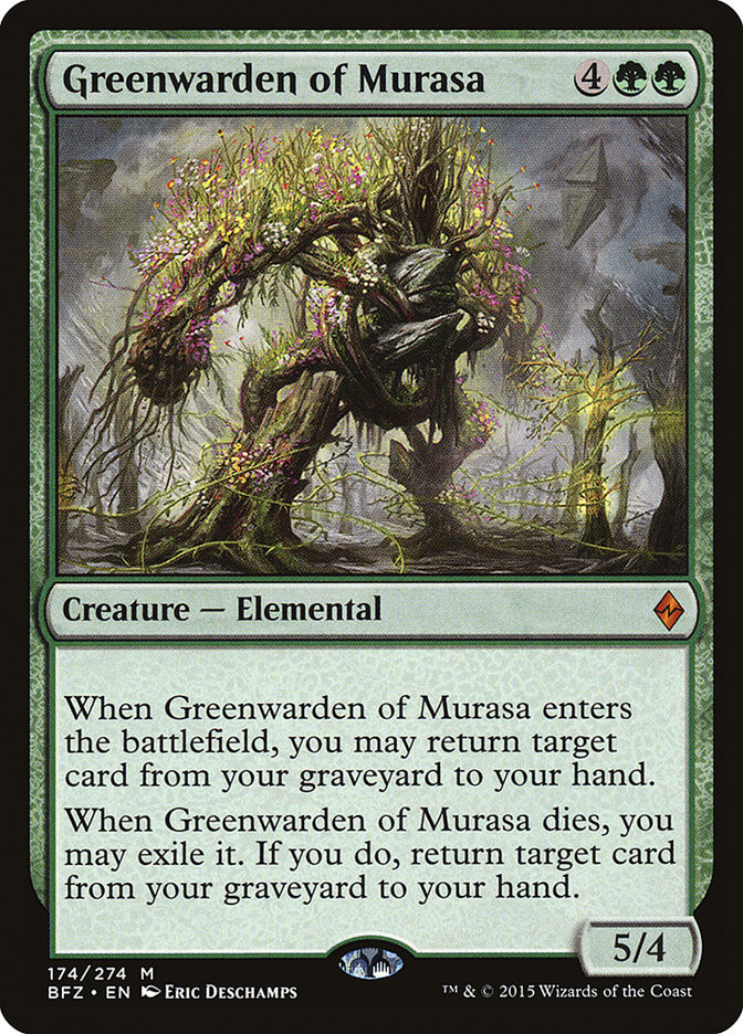 MTG Greenwarden of Murasa - Battle for Zendikar #174 | eBay