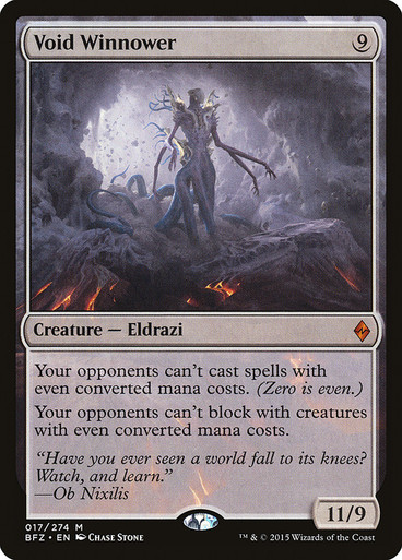 MTG Void Winnower 英語 虚空の選別者 Foil Void Winnower | Battle for Zendikar | Star City Games