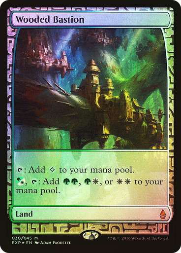 マジック：ザ・ギャザリング MTG Wooded Bastion EXP Foil Wooded Bastion | Zendikar Expeditions | Star City Games