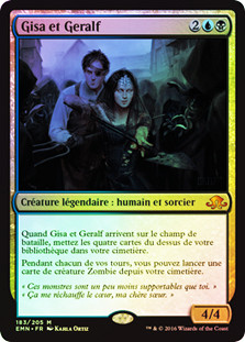 Magic: The Gathering - Gisa E Geralf (Eldritch Moon - EMN) - Carta Singola Mythic Rara - 2