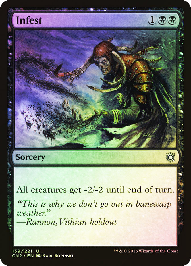 MTG FOIL Infest - Conspiracy: Take the Crown #139 | eBay