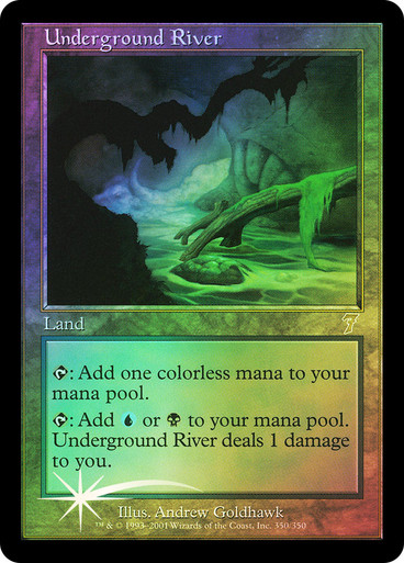 MTG (英)地底の大河 / Underground River【6ED】 MTG (英)地底の大河 / Underground River【6ED】