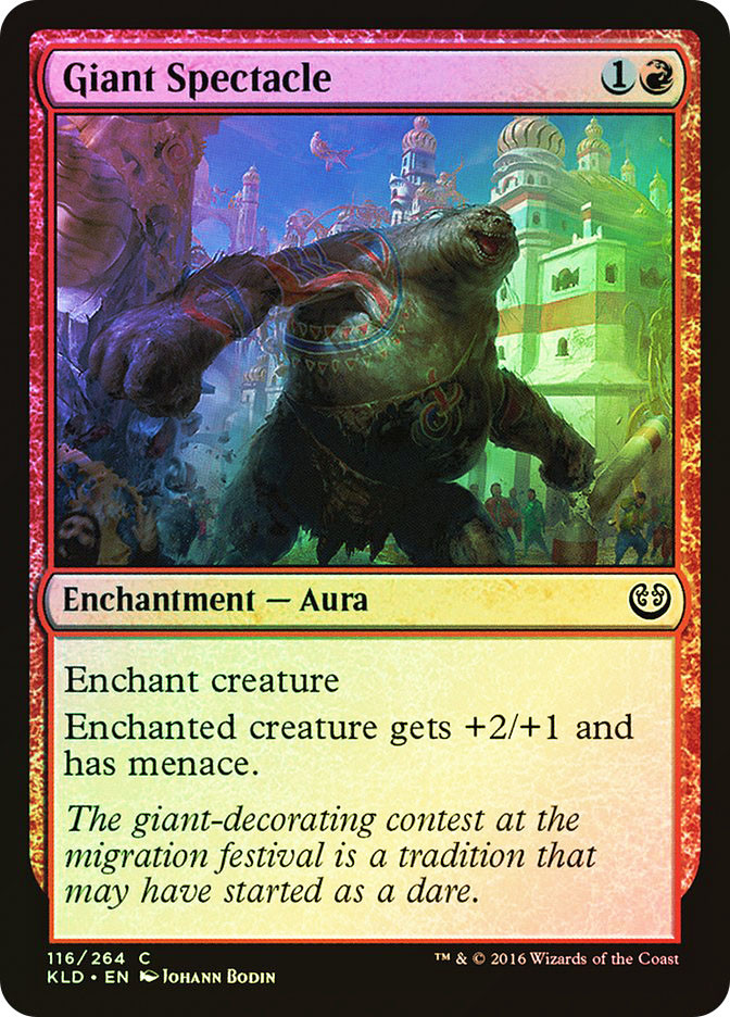 MTG FOIL Giant Spectacle - Kaladesh #116 | eBay