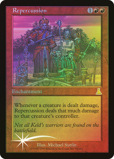 MTG ウルザズデスティニー 反動/Repercussion 反動 (Repercussion) · Urza's Destiny (UDS) #95 · Scryfall