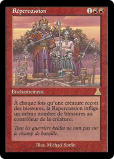 mtg cards like repercussion Repercussion | Urza's Destiny - French
