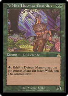 Rofellos, Llanowar Emissary | Urza's Destiny - German | Star City