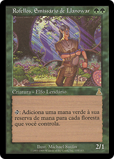 Rofellos, Llanowar Emissary | Urza's Destiny - Portuguese | Star
