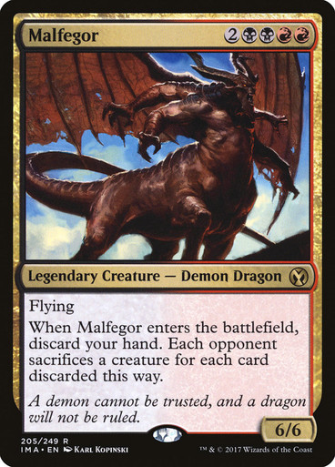 MTG マルフェゴール foil 良品 Foil】《マルフェゴール/Malfegor》[CON] 金R | 日本最大級 MTG