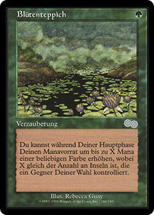 MTG　花の絨毯　foil　２枚 Carpet of Flowers | Urza's Saga - German | Star City Games