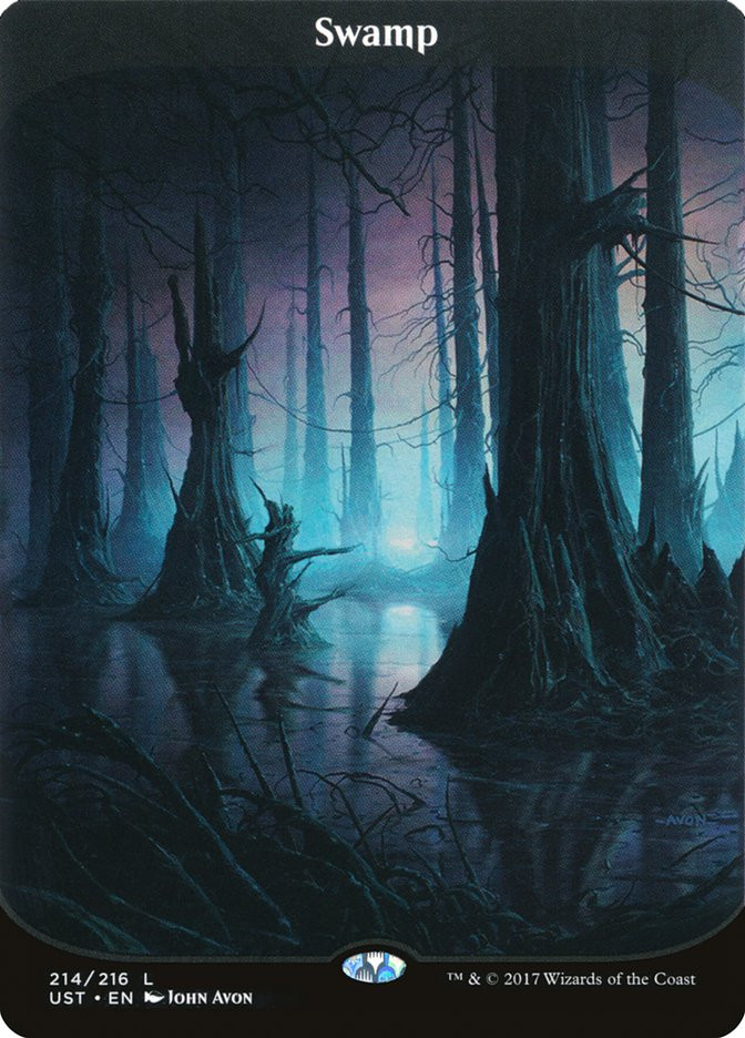 MTG Swamp Full Art - Unstable #214 | eBay