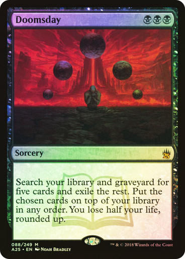 MTG 最後の審判/Doomsday マスターピース　foil　MPS 1枚　③ MTG 最後の審判 Doomsday MPS foilの通販 エルコンドル