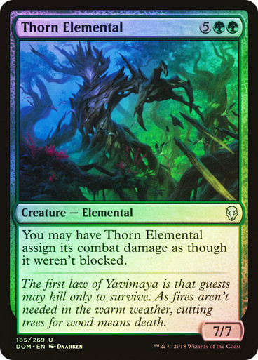mtg大判カードThorn Elemental 99f53a6a-2f01-4a94-b707-