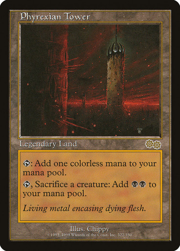 【foil】ファイレクシアの塔/Phyrexian Tower（英）mtg PhyrexianTower__65257.
