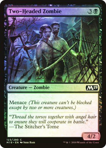 MTG 相殺 2枚セット TwoHeadedZombie__75858.