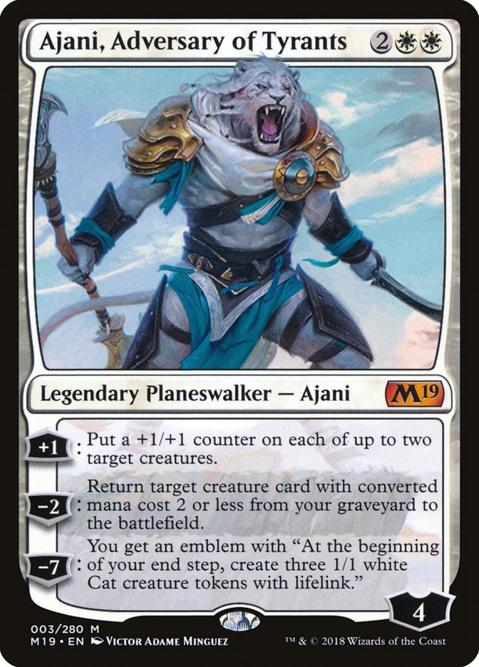 MTG Ajani, Adversary of Tyrants - Core Set 2019 #3 | eBay