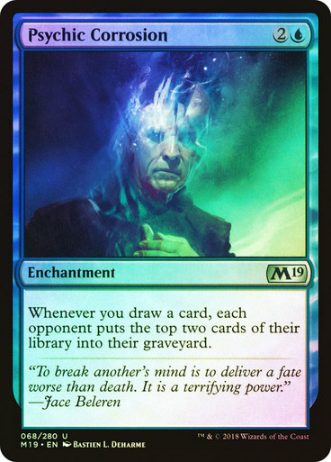 MTG 心理腐食/Psychic Corrosion foil PSA10 Psychic Corrosion | Core Set 2019 | Star City Games