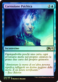 MTG 心理腐食/Psychic Corrosion foil PSA10 Psychic Corrosion | Core Set 2019 - Italian | Star City Games