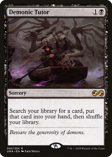 MTG demonic tutor リバイズド 未使用 1枚 demonic-tutor-093__32279.