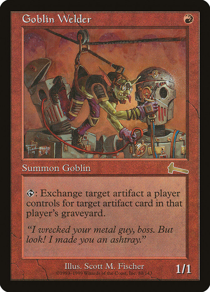MTG Goblin Welder - Urza's Legacy #080 | eBay