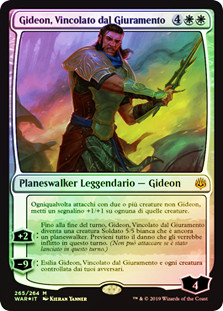 Gideon, the Oathsworn | War of the Spark - Italian | Star City Games