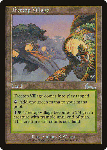樹上の村 Treetop Village 日本語 foil MTG 樹上の村/Treetop Village》[DD3・GvL] 土地U | 日本最大級 MTG通販