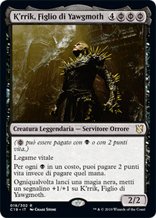 K'rrik, Son of Yawgmoth | Commander 2019 - Italian | Star City Games