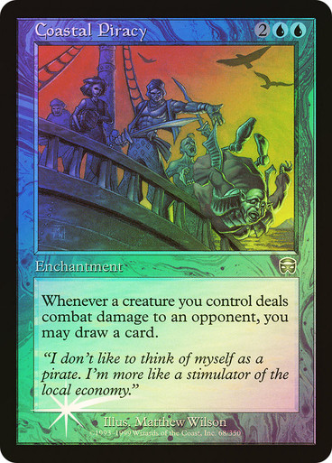 Coastal Piracy · Mercadian Masques (MMQ) #68 · Scryfall